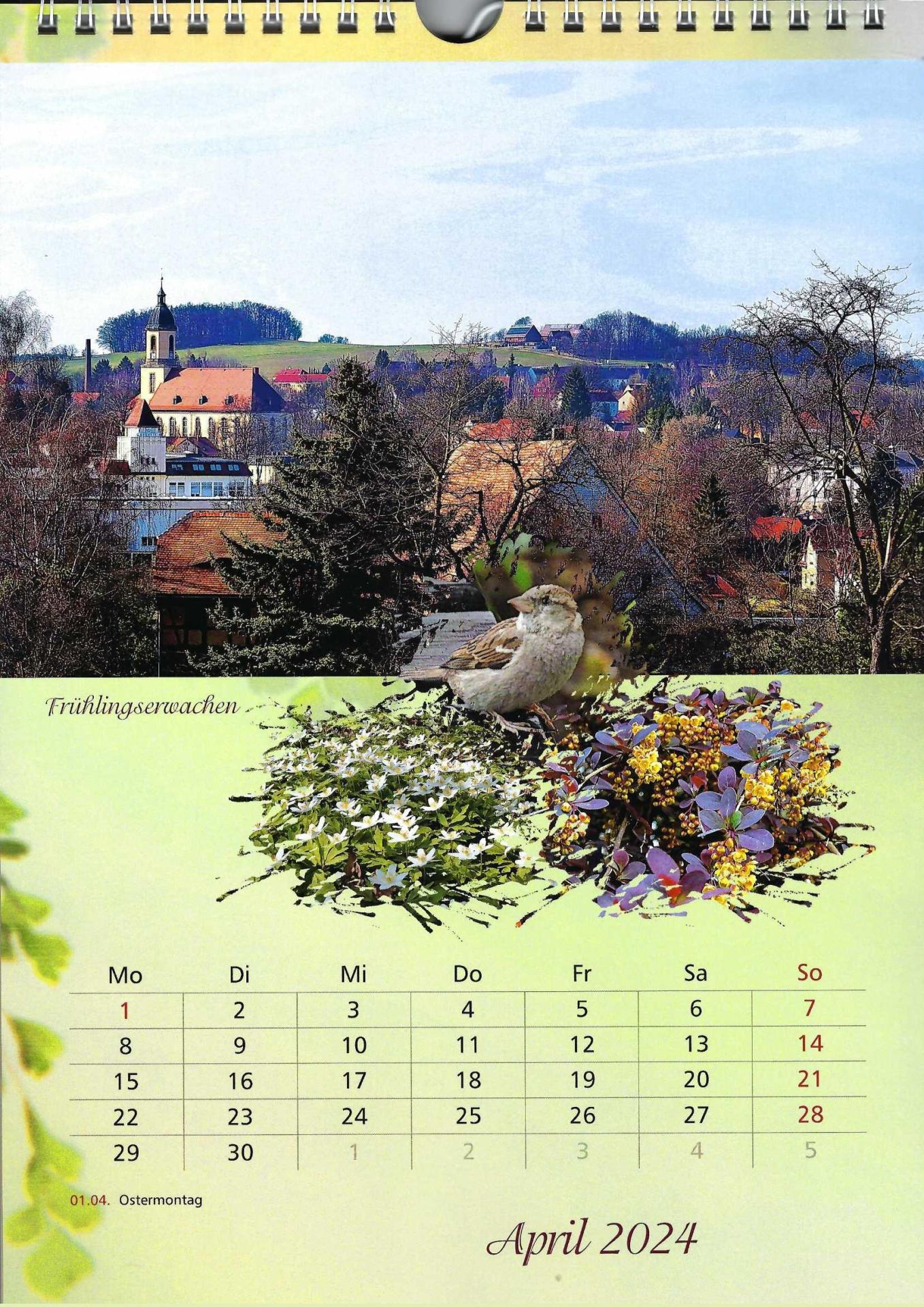 Kalender Seifhennersdorf April