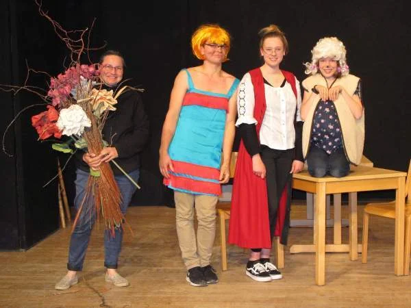 Regine, Antonius, Janika und Alma