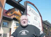 Gerd Lehmann vor seiner Öko Pension