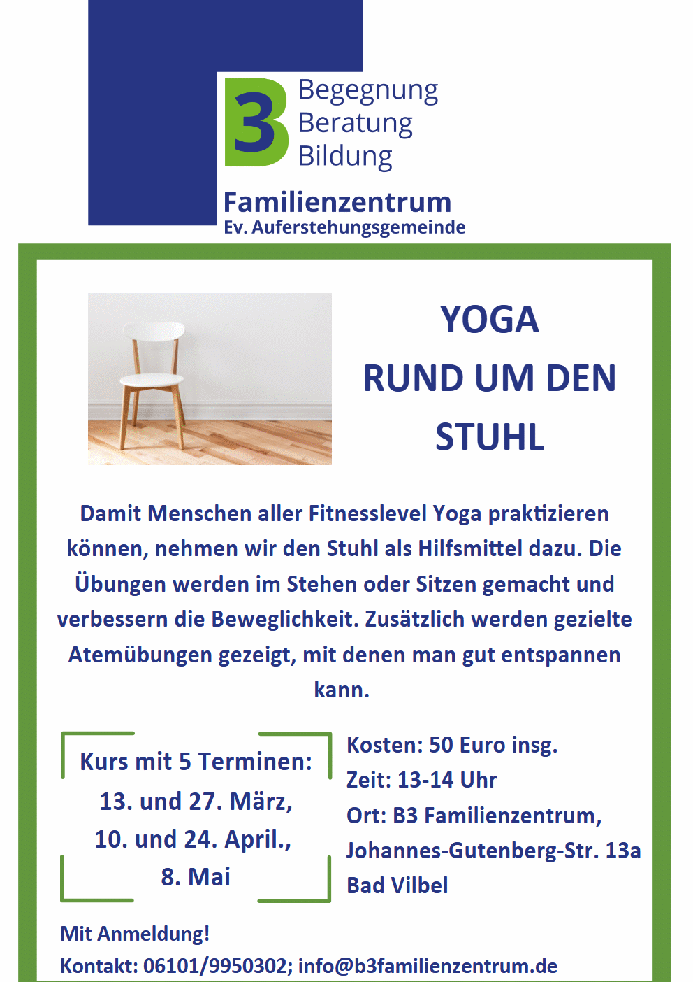 FZ-Stuhl-Yoga