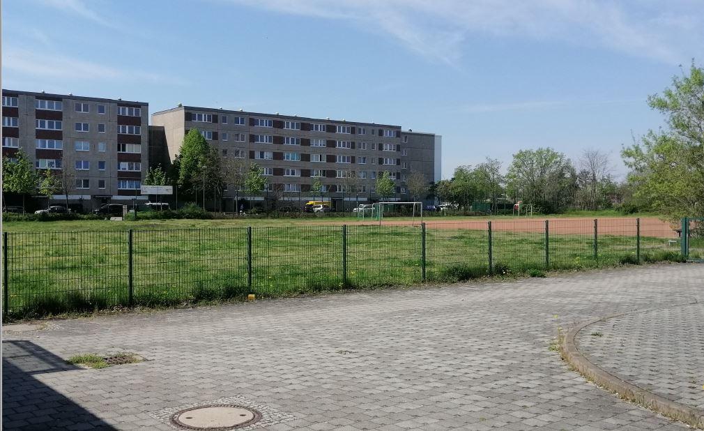 Baufeld Spreeschwimmhalle 2.0, Foto: Stadt Fürstenwalde/Spree, 2021