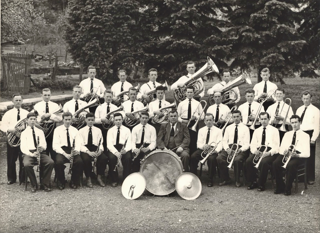 Gründungskapelle MV Lüxem 1956