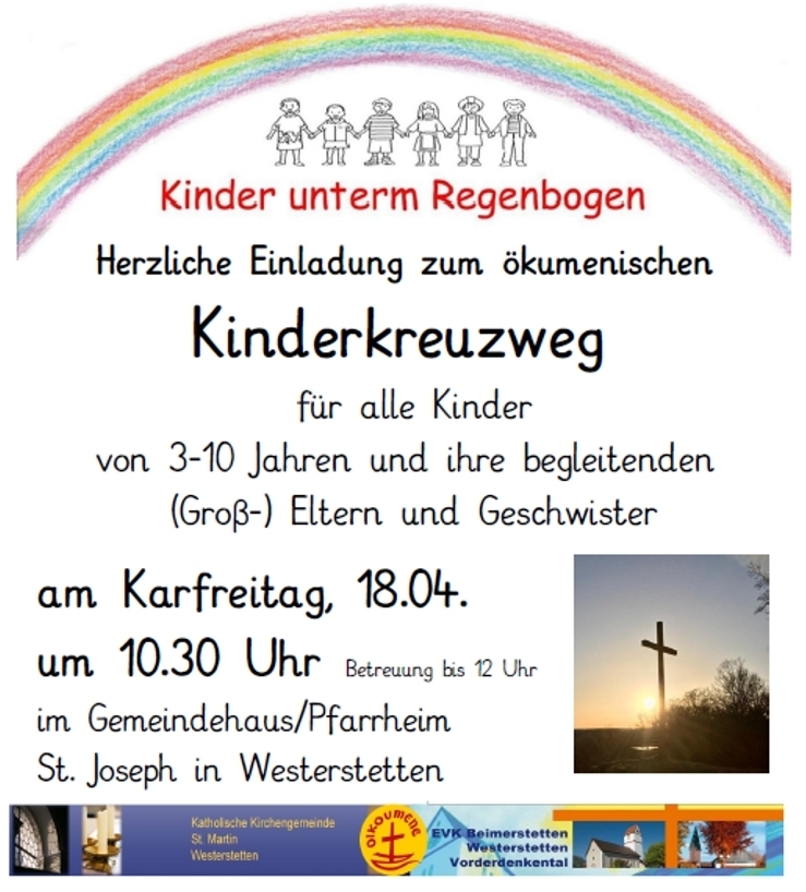 Ökum. Kinderkreuzweg Westerstetten 18.04.2025