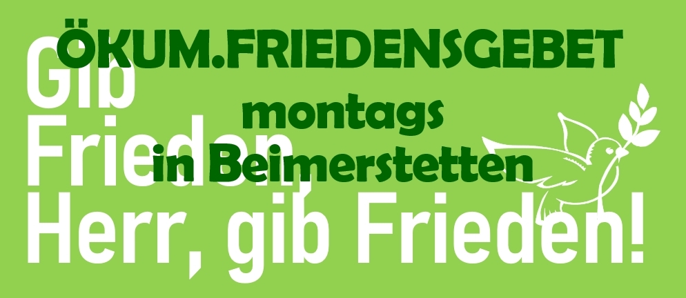 Oekum. Friedensgebet Beimerstetten