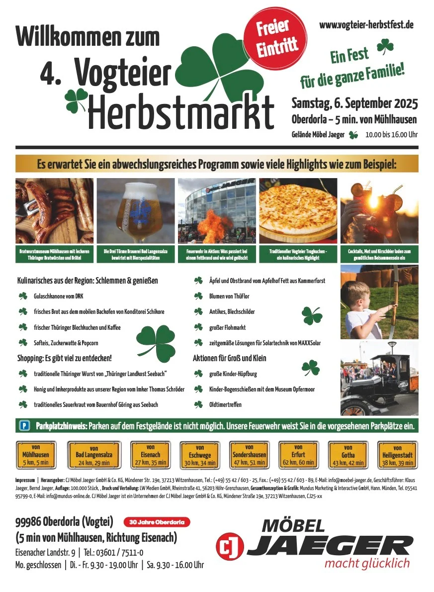 06.09.2025 Herbstmarkt bei Möbel Jäger