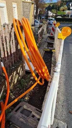 Glasfaserausbau