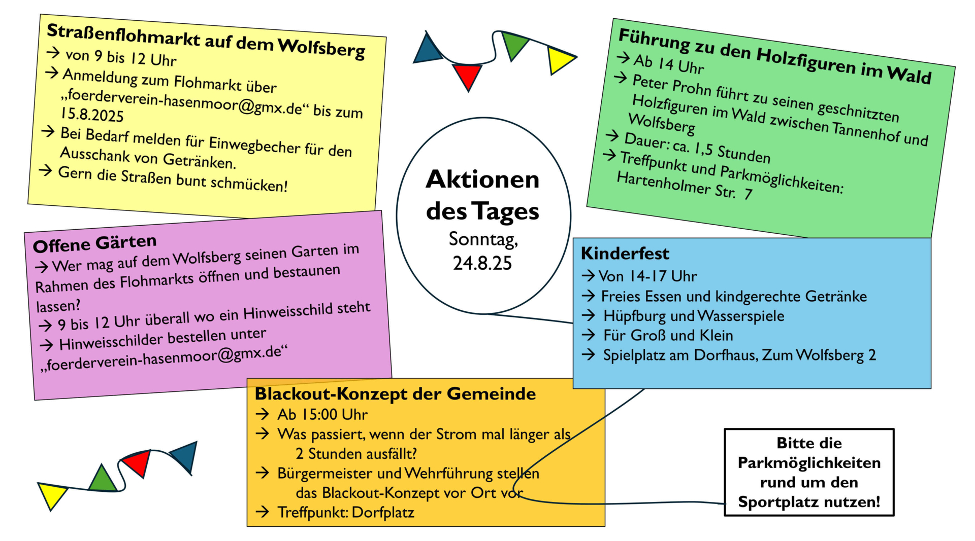Dorffest 2025 - Flyer (Rückseite)