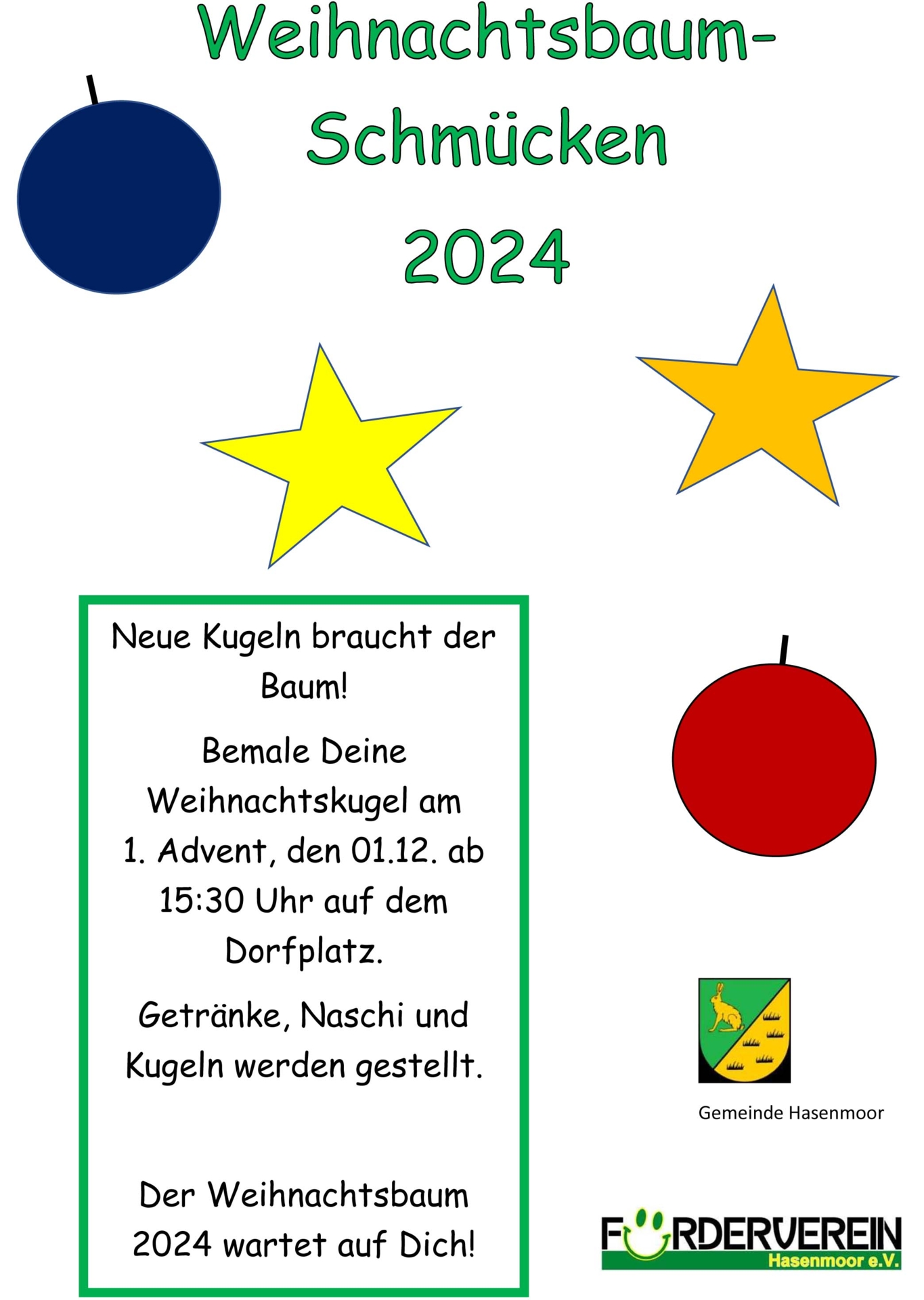 Weihnachtsbaum-Schmücken 2024