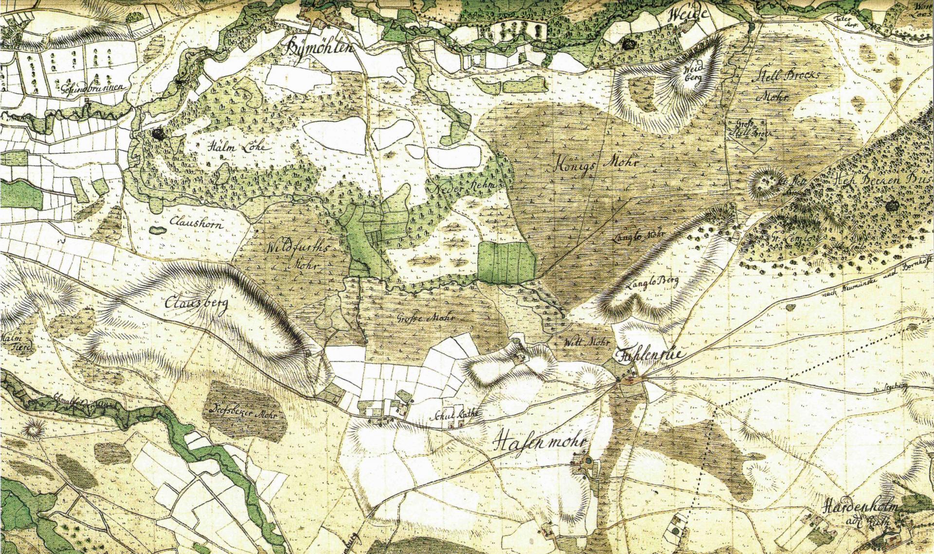 Topographische Karte (um 1793)