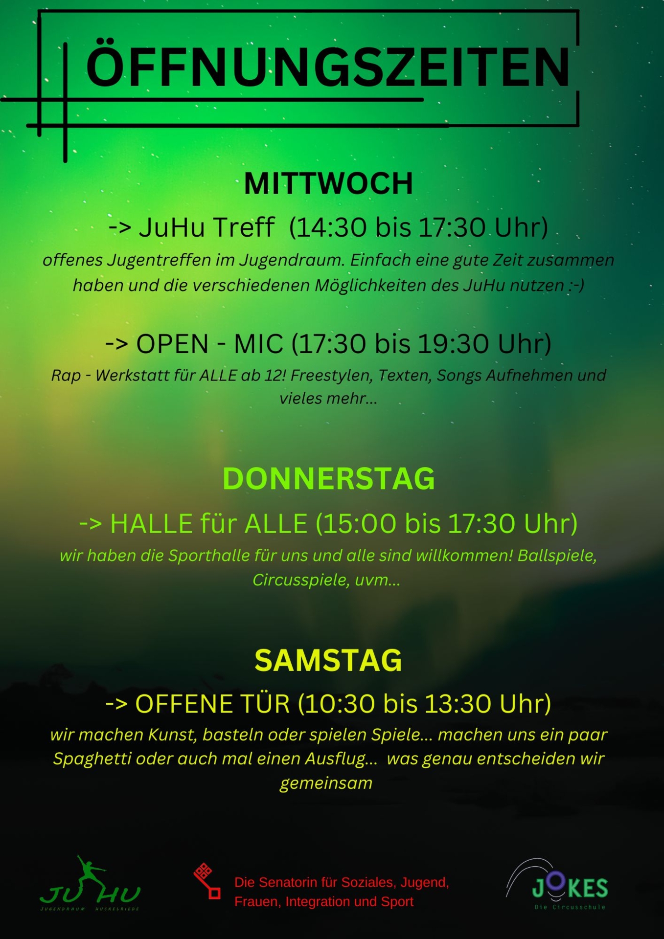 JuHu ProgrammFlyer
