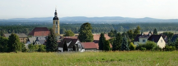 Blick vom Berg