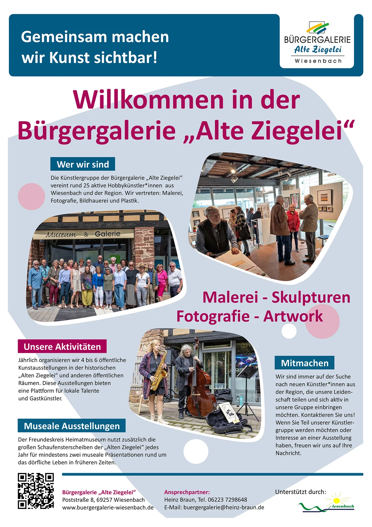 Gemeinsam machen wir Kunst sichtbar!