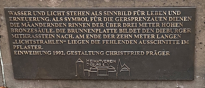 Bronzetafel