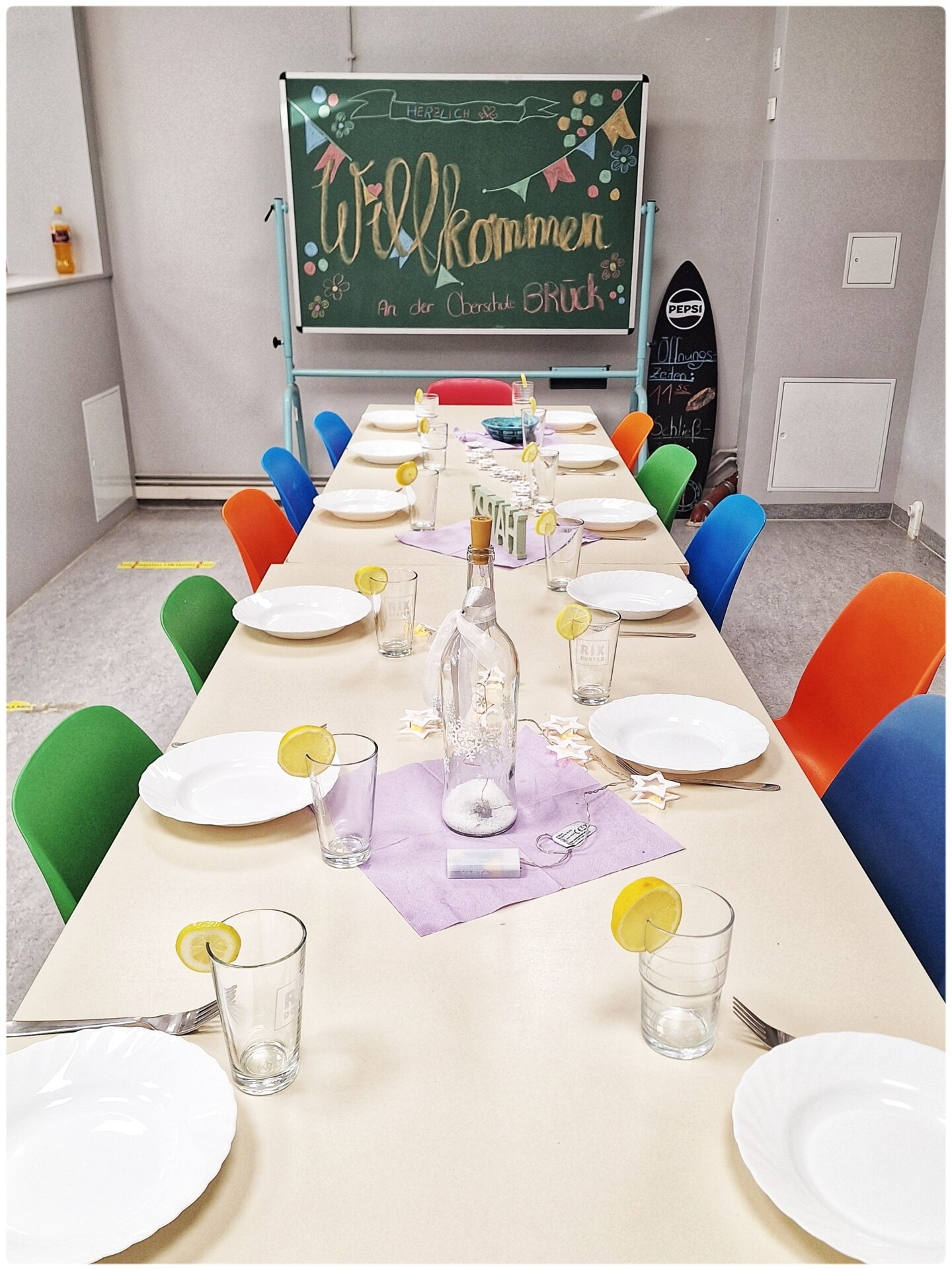 gedeckte Tafel