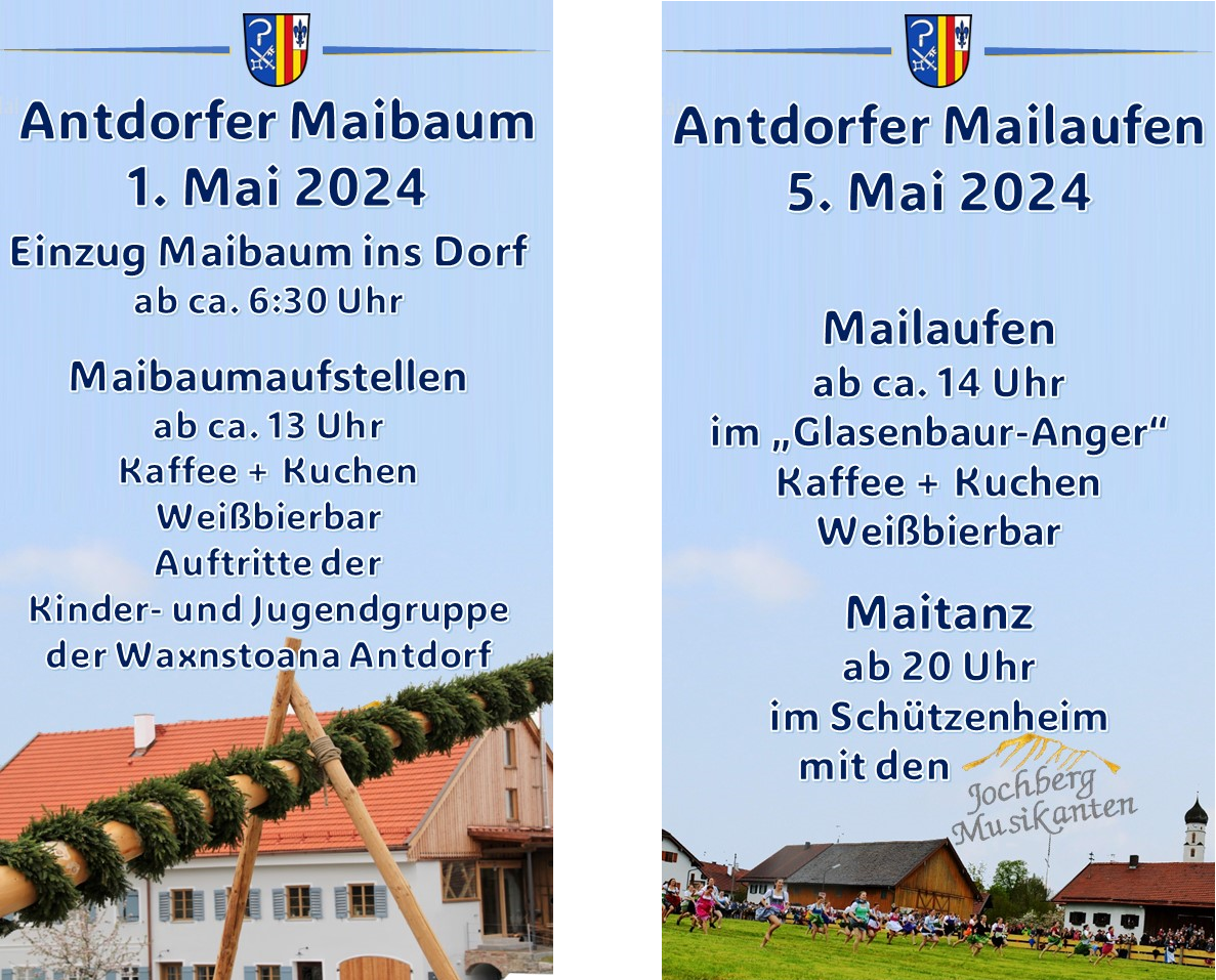 Maibaum + Mailaufen 2024