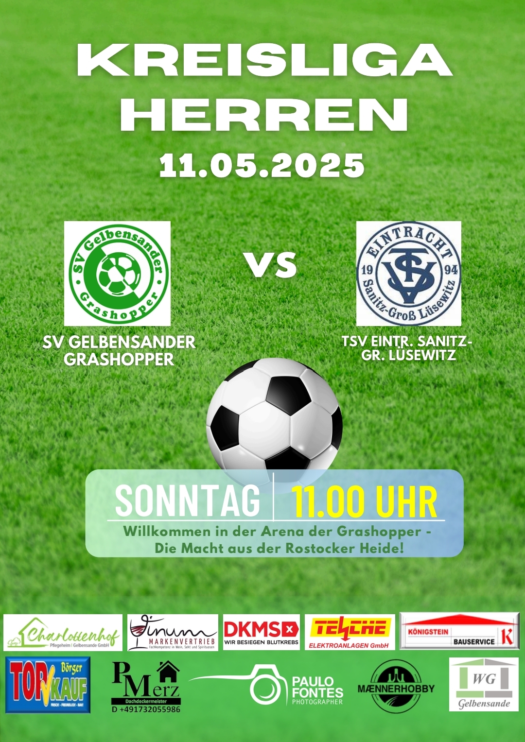 Mannschaftsfoto vom Spiel