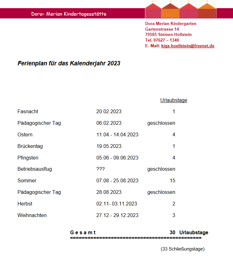 Ferienplan2023