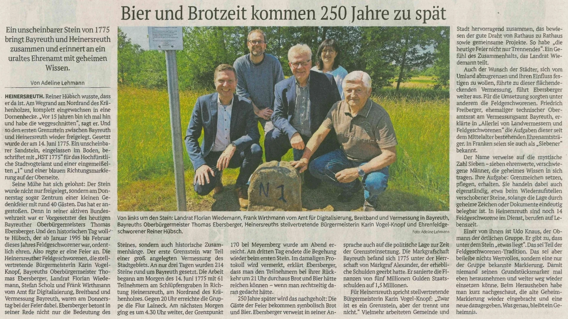 Anzeige NK Grenzstein von 1775 12.06.2025