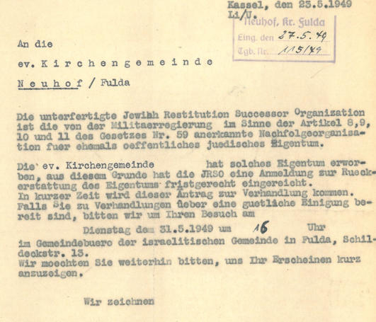 Kirchengemeinde 1949
