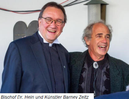 Bischof Dr. Hein und Künstler Harney Zeitz