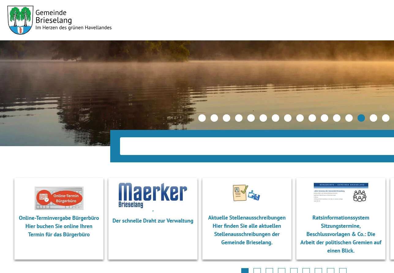 Brieselang 17125 - Webseite