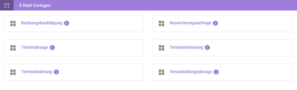 Anpassbare E-Mail-Vorlagen