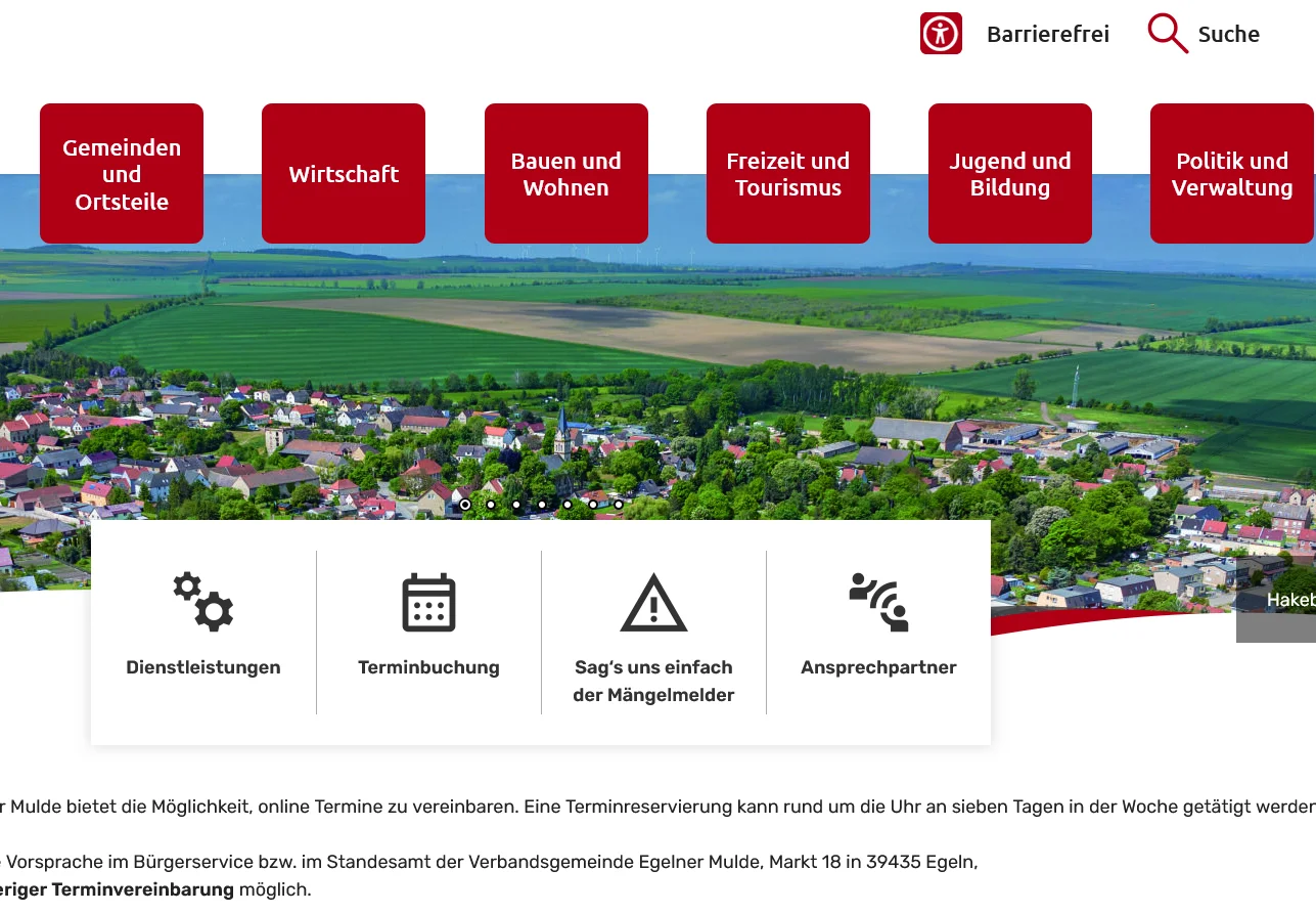 Verbandsgemeinde Egelner Mulde