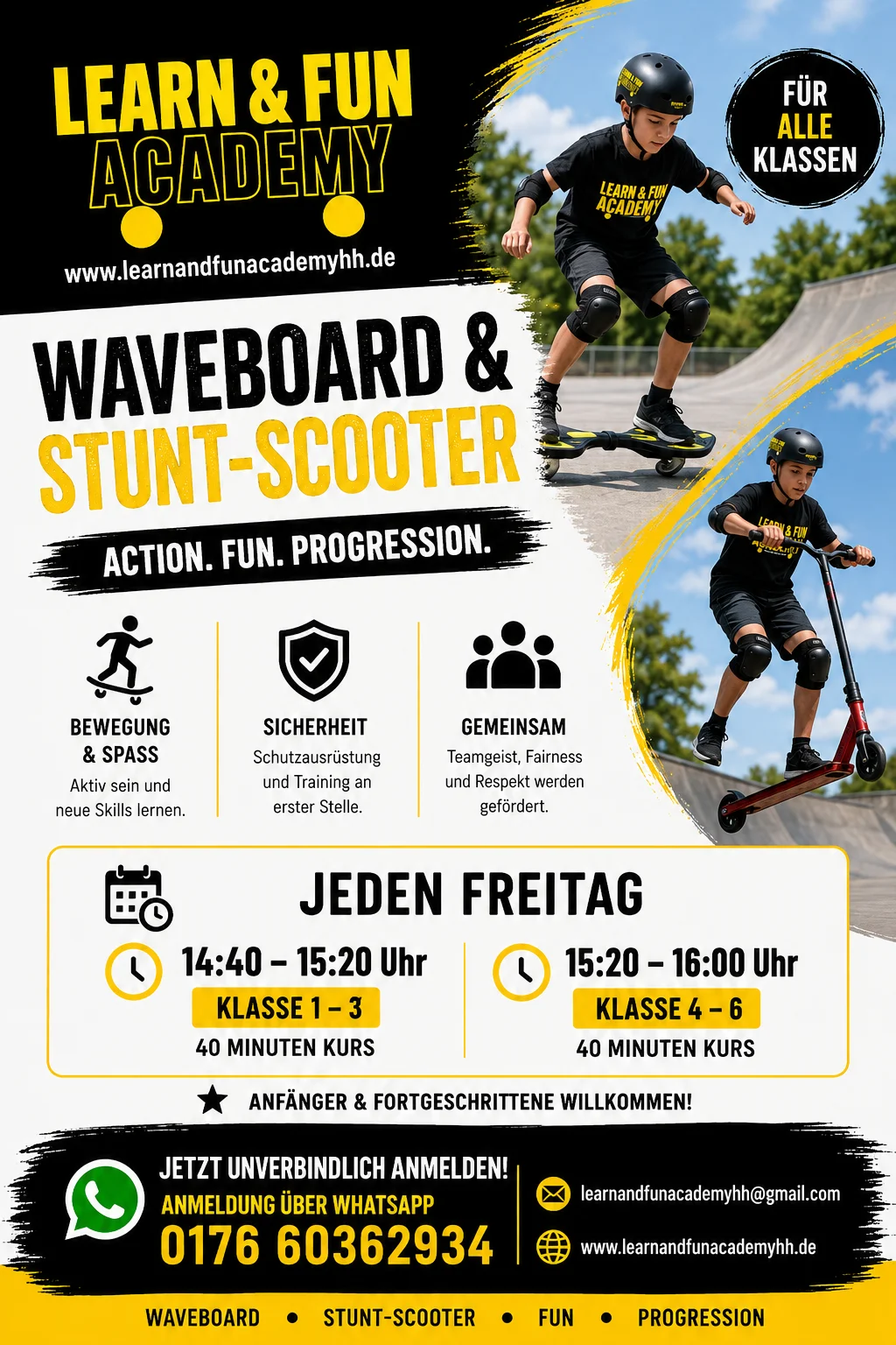 Waveboard & Stund-Scooter
