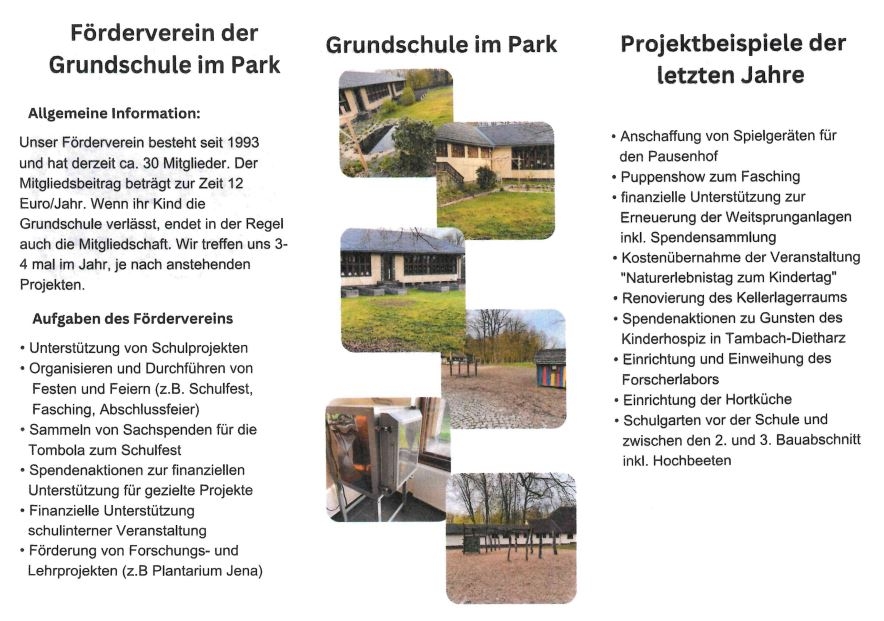 Flyer Förderverein 2