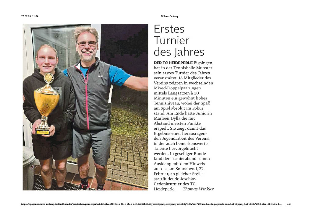 Just-For-Fun Turnier