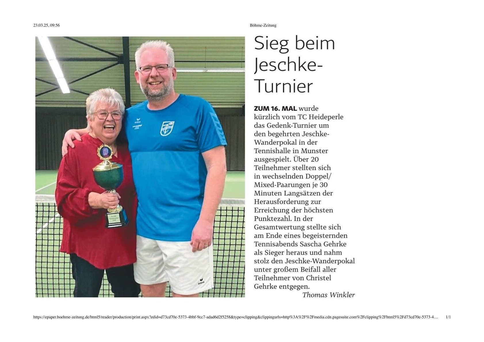 Jeschke Gedenkturnier 22.02.2025