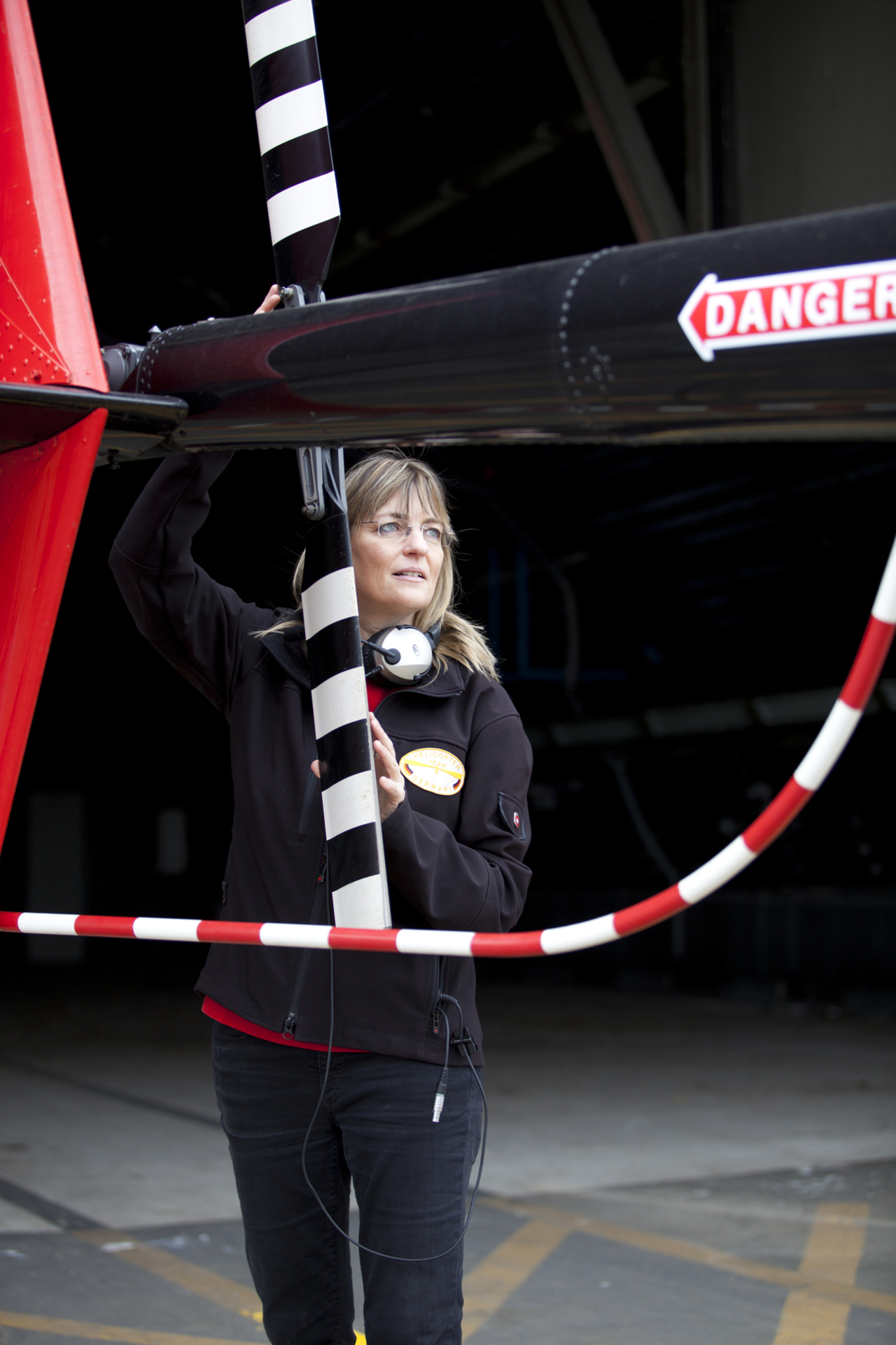 Dr. Bettina Schleidt Helikopter