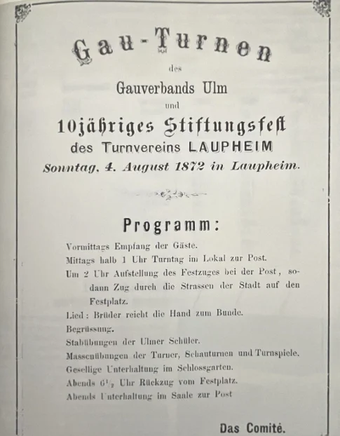 Gau-Turnen 1872