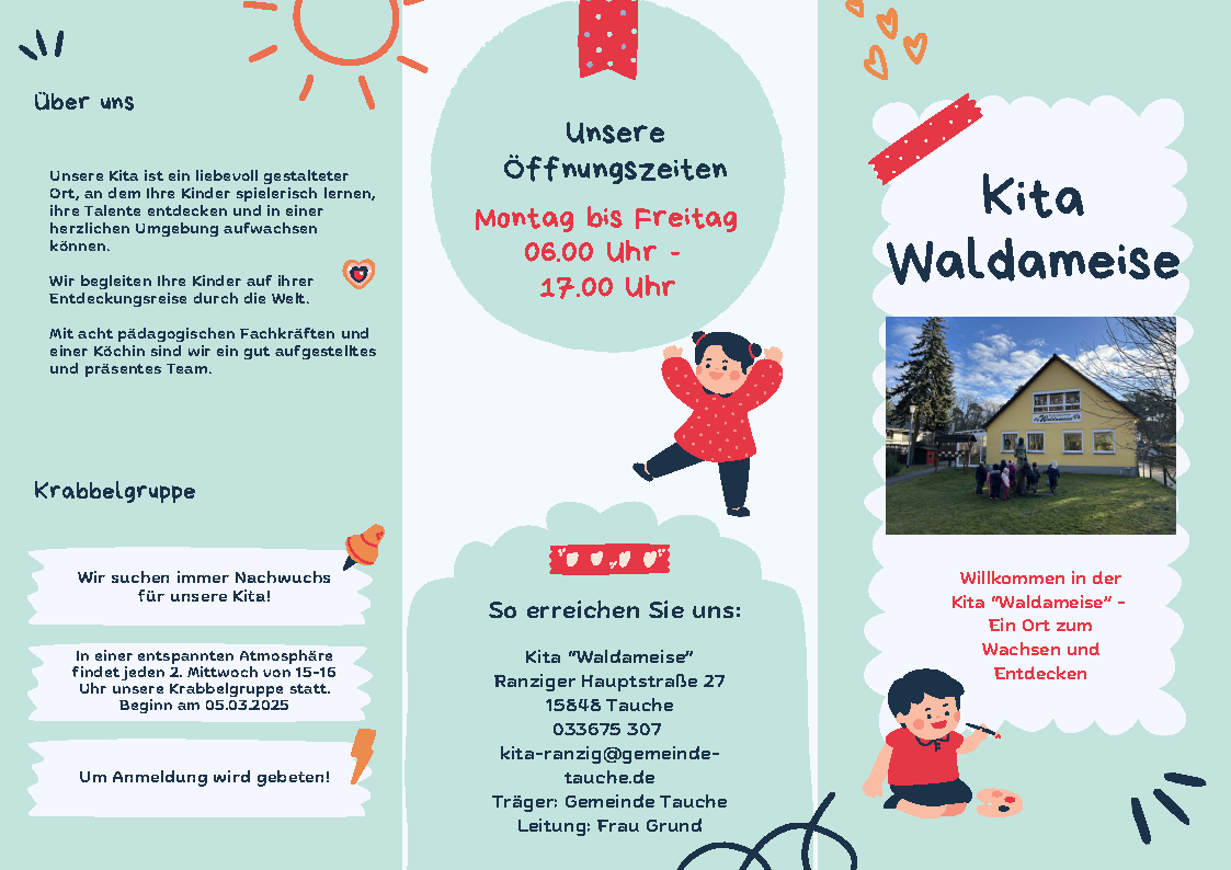 Die Kita "Waldameise" - Wir stellen uns vor (Teil 1)