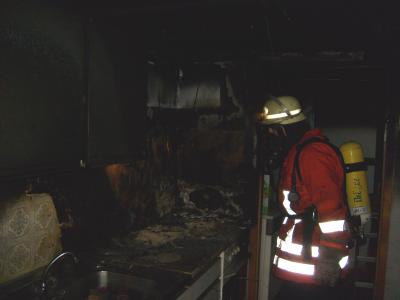 Brand einer Kellerwohnung in Benstorf