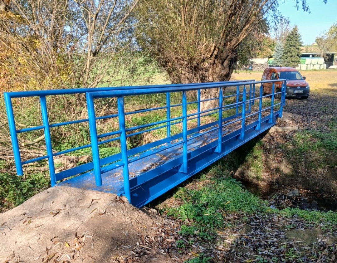 Barrierefreier Umbau und Sanierung der Fußwegbrücke in Nebitzschen alt