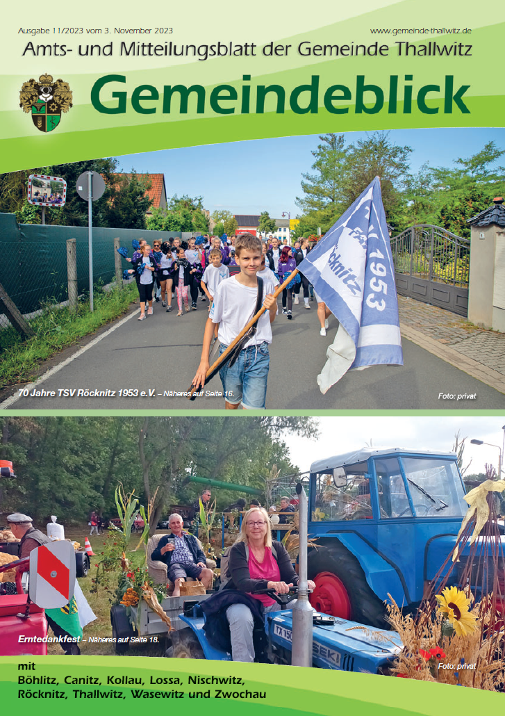 Gemeindeblick 11/2023