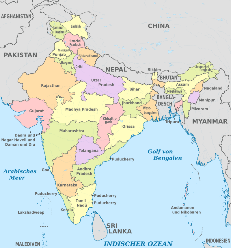 Bundesstaaten Indien