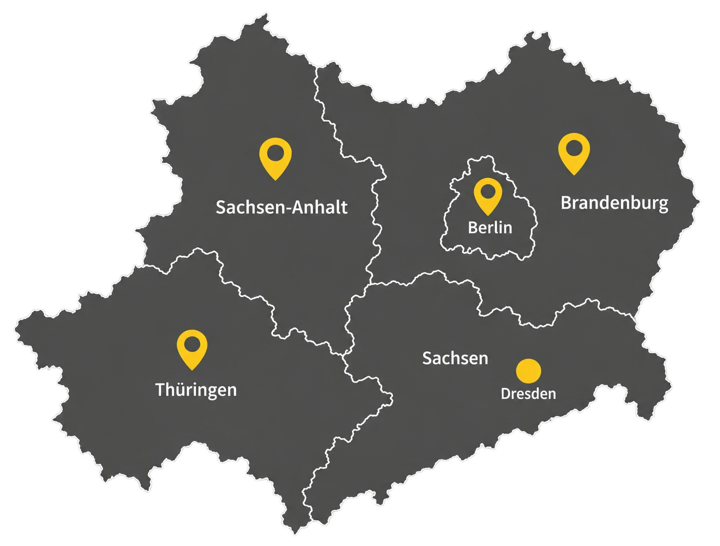 Standorte Ostdeutschland neu