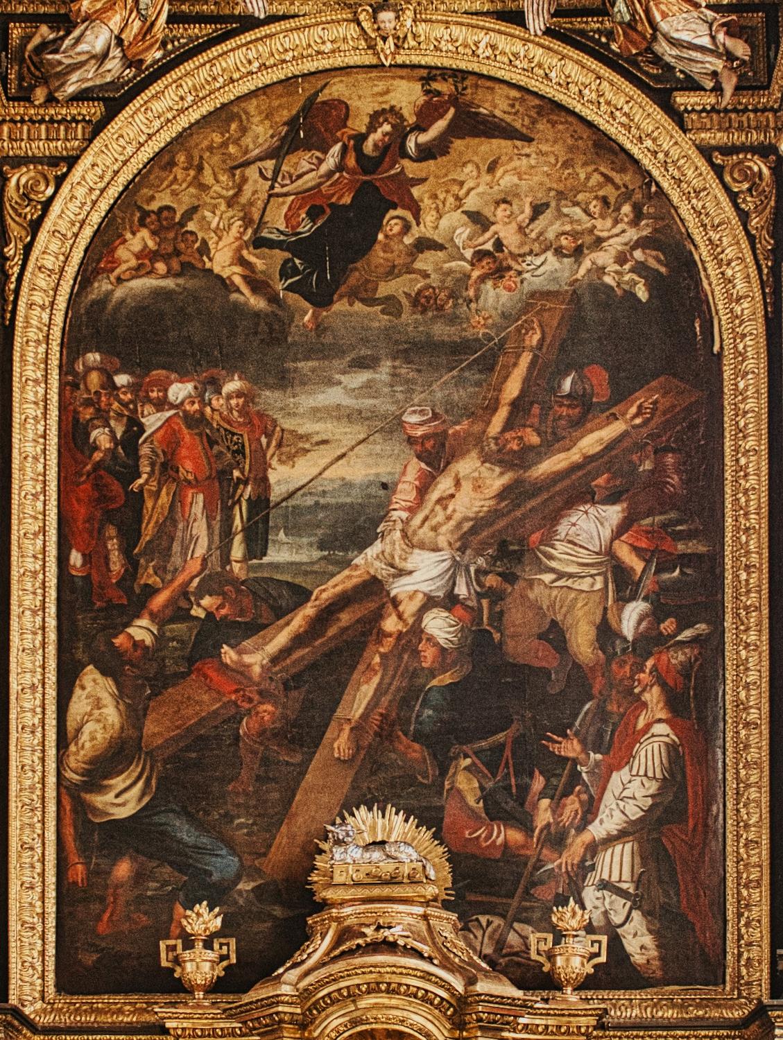 Altarbild: Marter des hl. Andreas