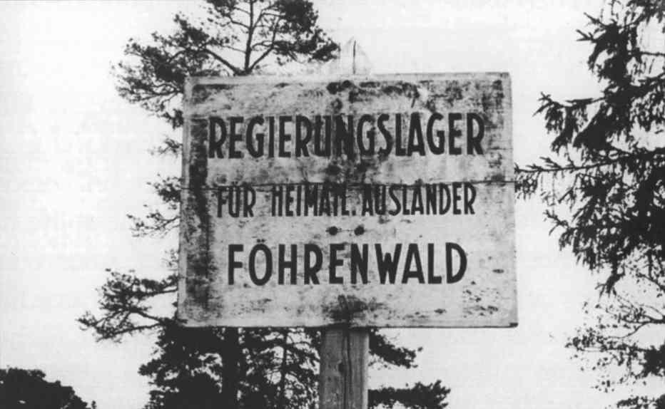Ortstafel Föhrenwald