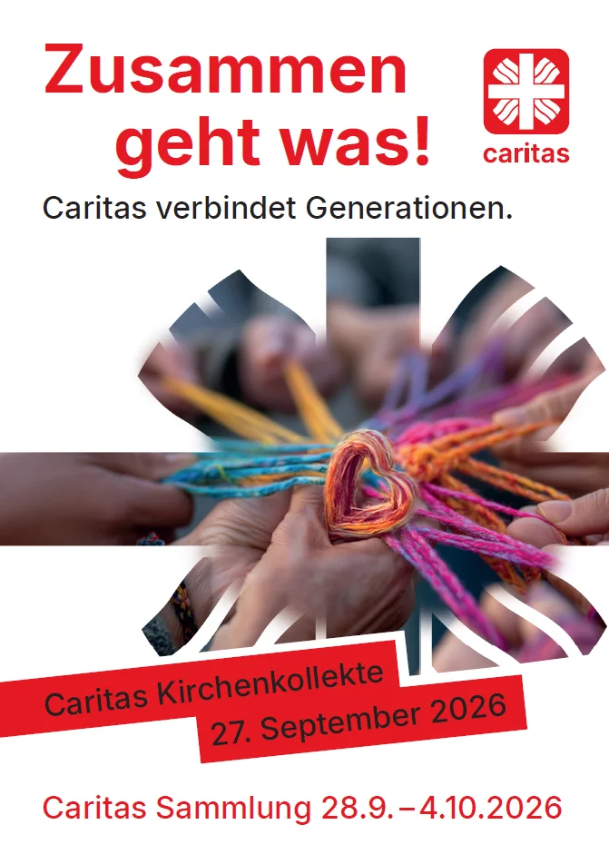 Plakat - Caritas-Sammlung