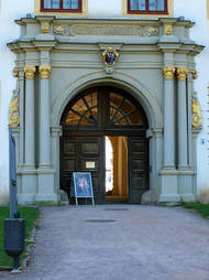 2005: Restaurierung Hauptportal des Nordflügels von Schloss Friedenstein
