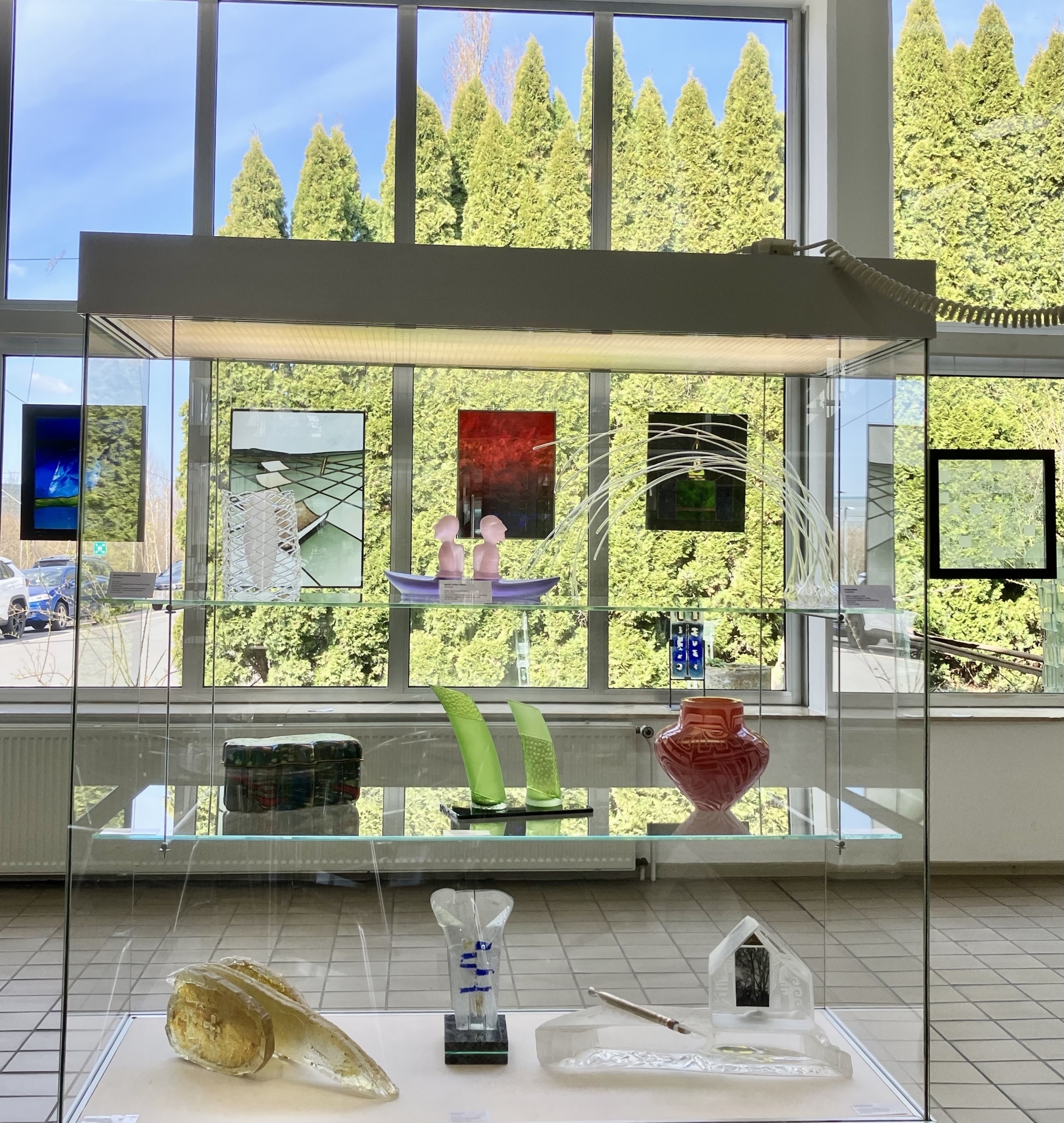 Flachglas-Austellung: Glasbilder & Wandobjekte, Glasmuseum Immenhausen, Auswahl
