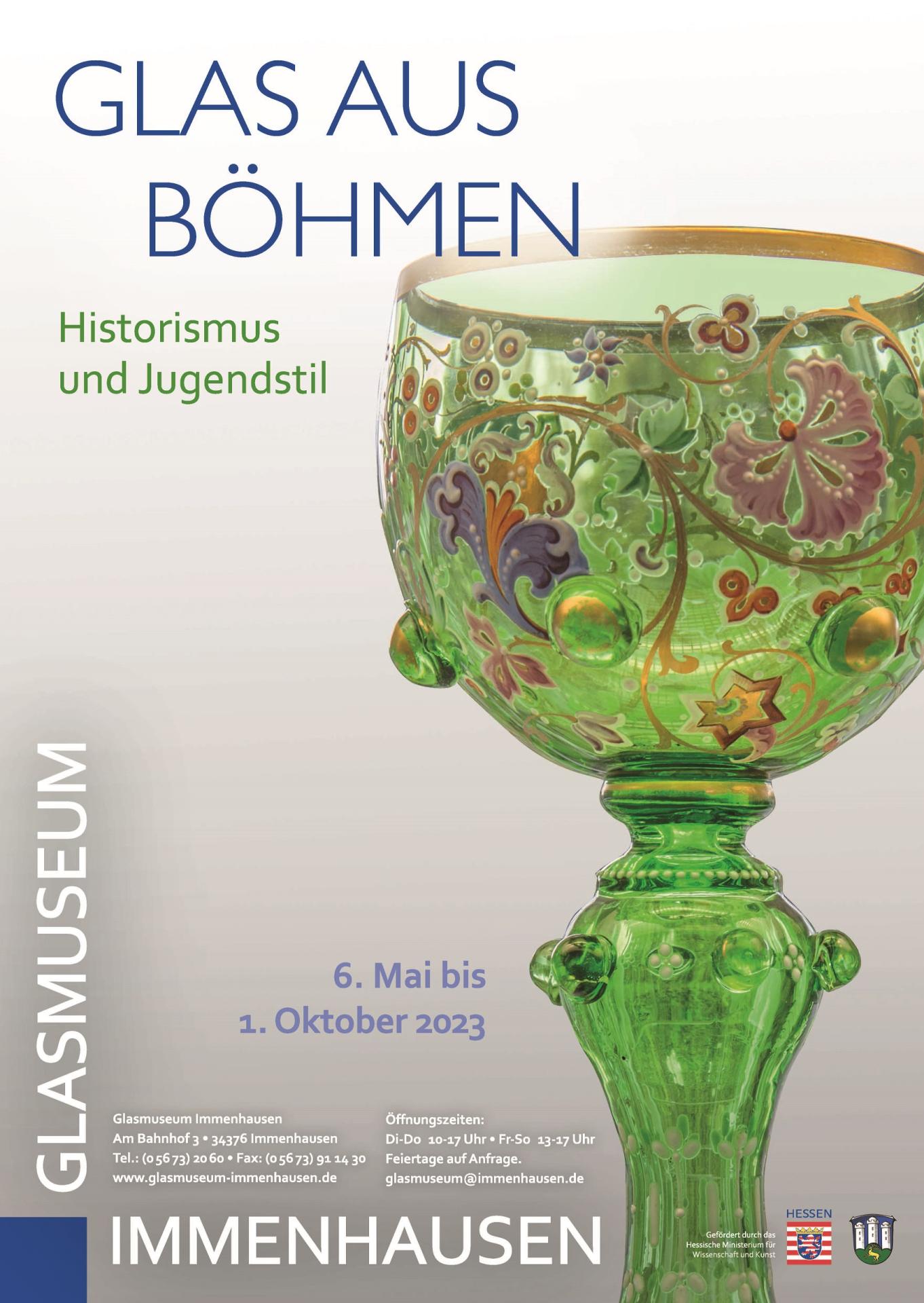 Plakat Glas aus Böhmen