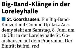 Ankündigung Bigband-Konzert 08.06.24
