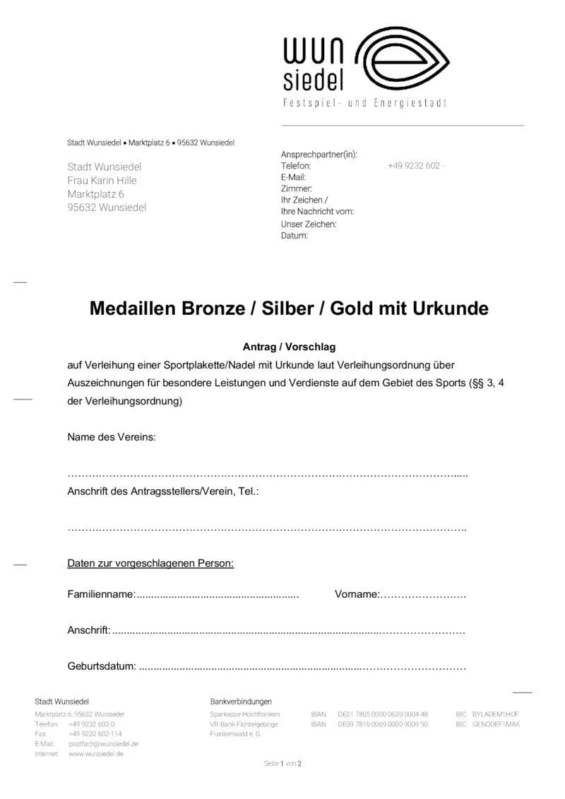 Medaillen