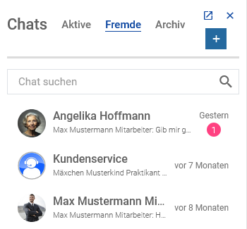 Fremde Chats einsehen