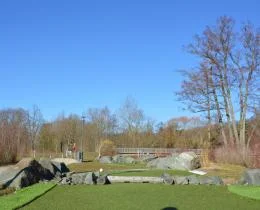 Gesamtübersicht der Minigolfanlage