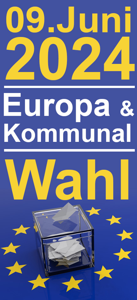 Logo Europa- und Kommunalwahl 2024